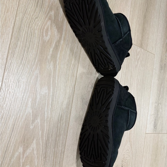 UGG Black Suede Short Ankle Boots - Picture 2 of 4